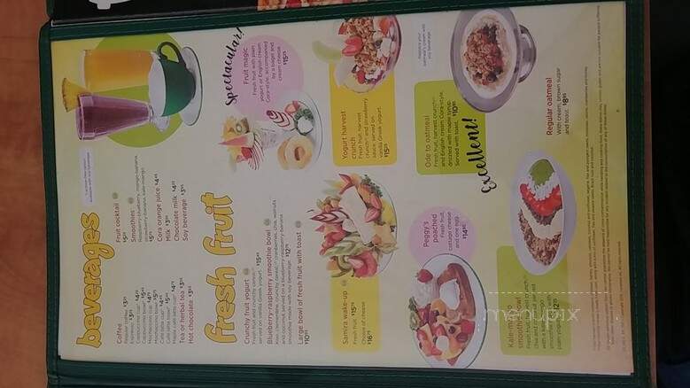 Cora's Breakfast & Lunch - Edmonton, AB menu_pic