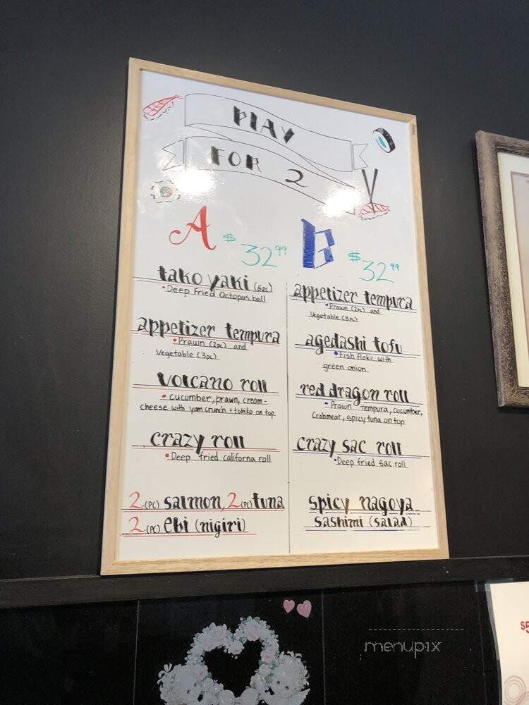 Nagoya Sushi - Surrey, BC menu_pic