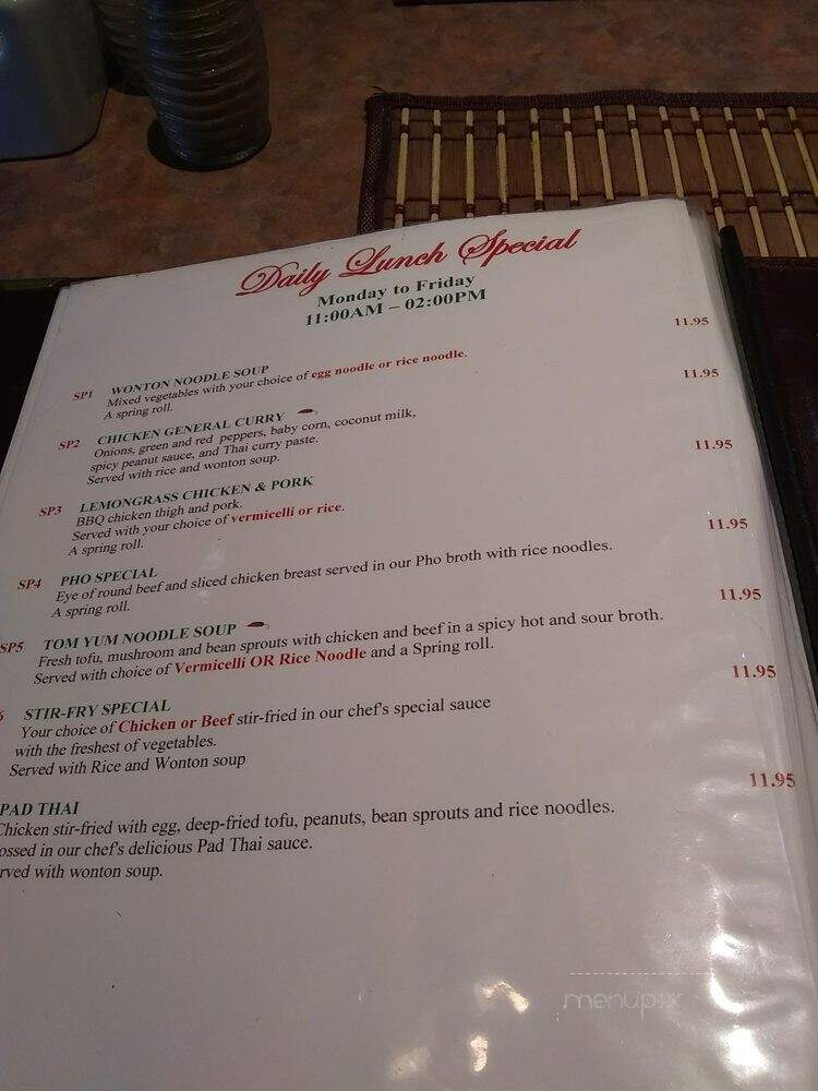 T'Basil - Ottawa, ON menu_pic