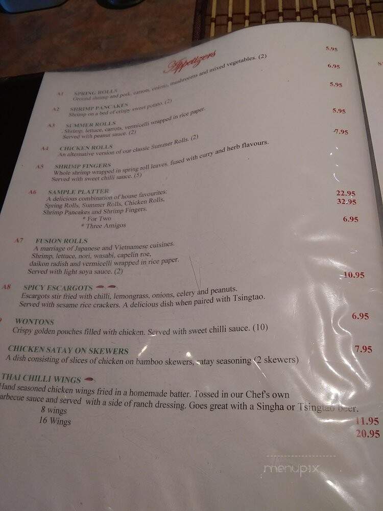 T'Basil - Ottawa, ON menu_pic