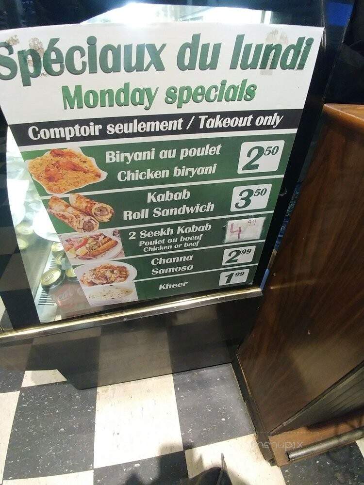 Sana Restaurant Halal Food - Montreal, QC menu_pic