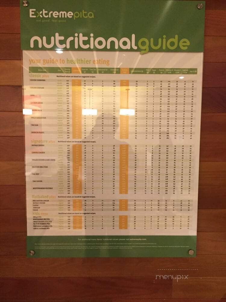 Extreme Pita - Hamilton, ON menu_pic