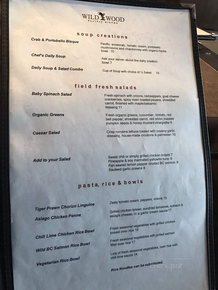 Wild Wood Pacific Bistro - Whistler, BC