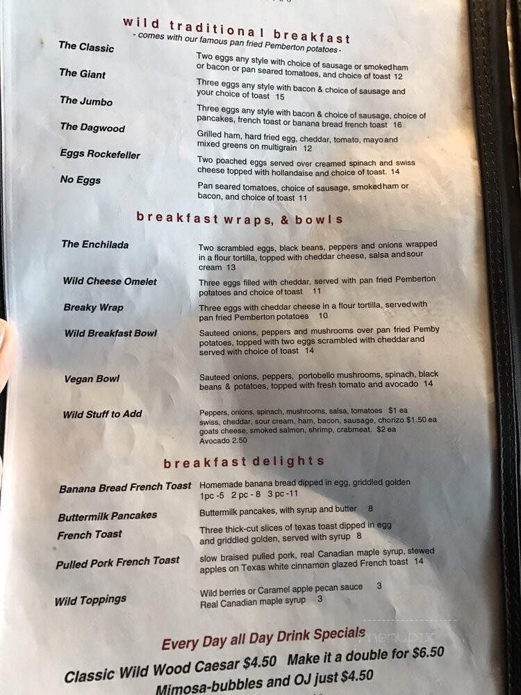 Wild Wood Pacific Bistro - Whistler, BC