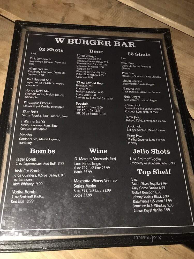 W Burger Bar - Toronto, ON