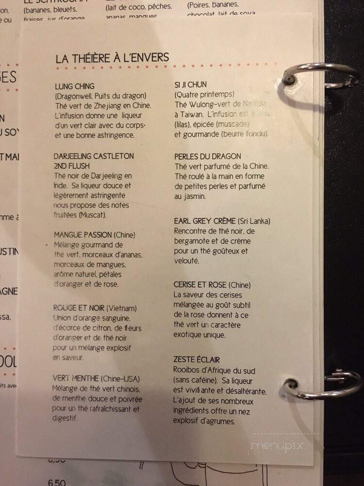 Cafe Cambio - Chicoutimi, QC menu_pic