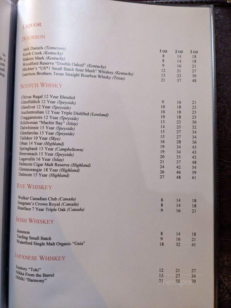 Caesar's Steakhouse - Calgary, AB menu_pic