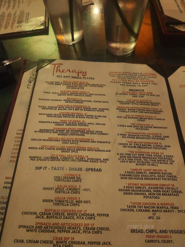 Tops'l Little Vegas Dining Room & Lounge - Bridgewater, NS menu_pic