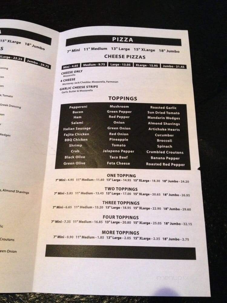 Brennivins Pizza Hus - Glen Bay, MB menu_pic