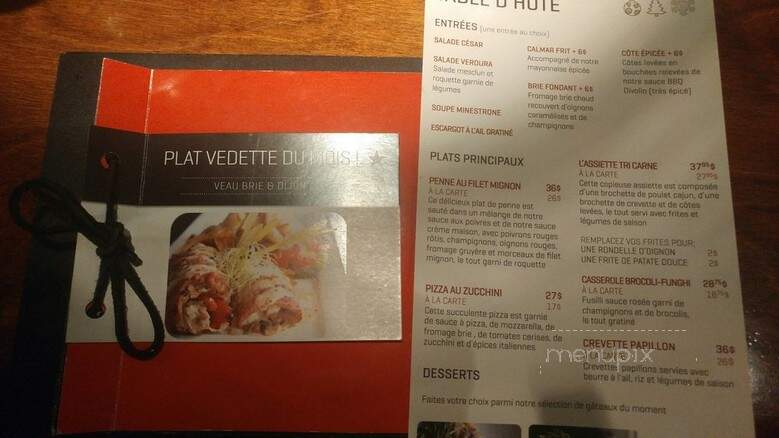 Mangiamo Restaurant - Saint-Eustache, QC menu_pic