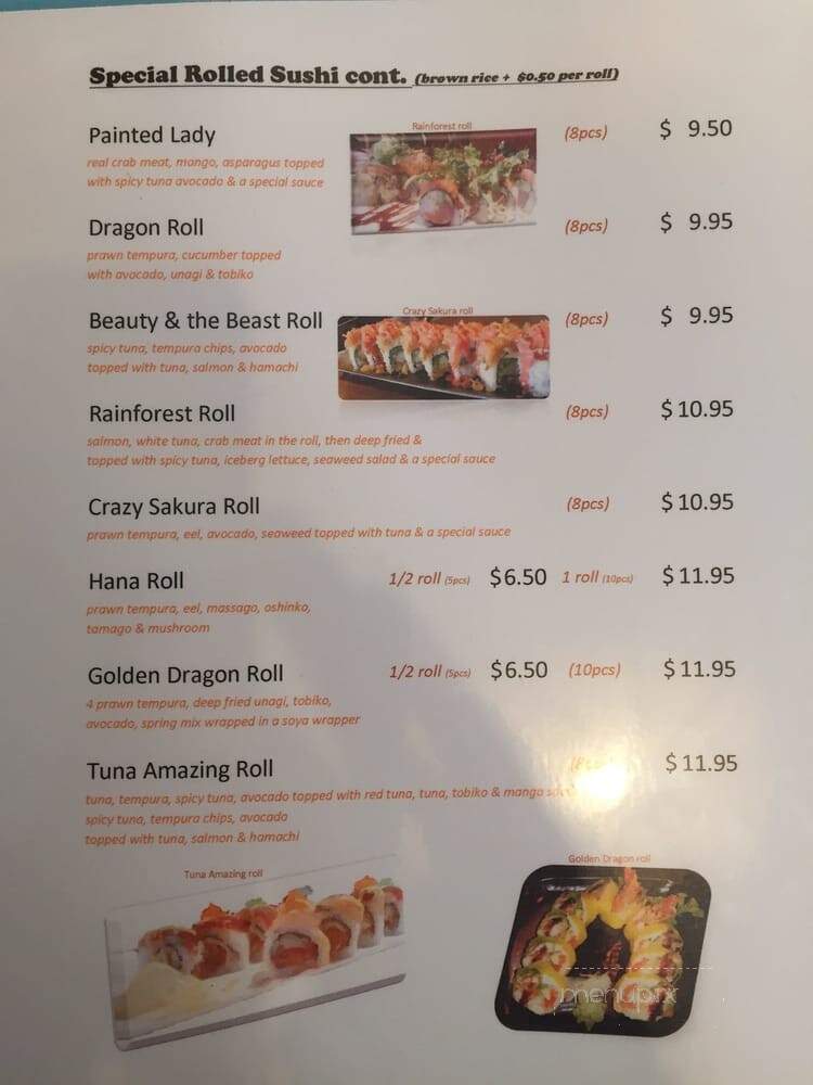 Ikura - Vancouver, BC menu_pic