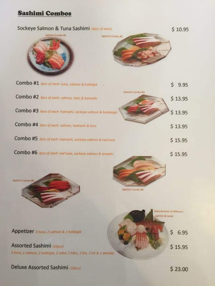 Ikura - Vancouver, BC menu_pic