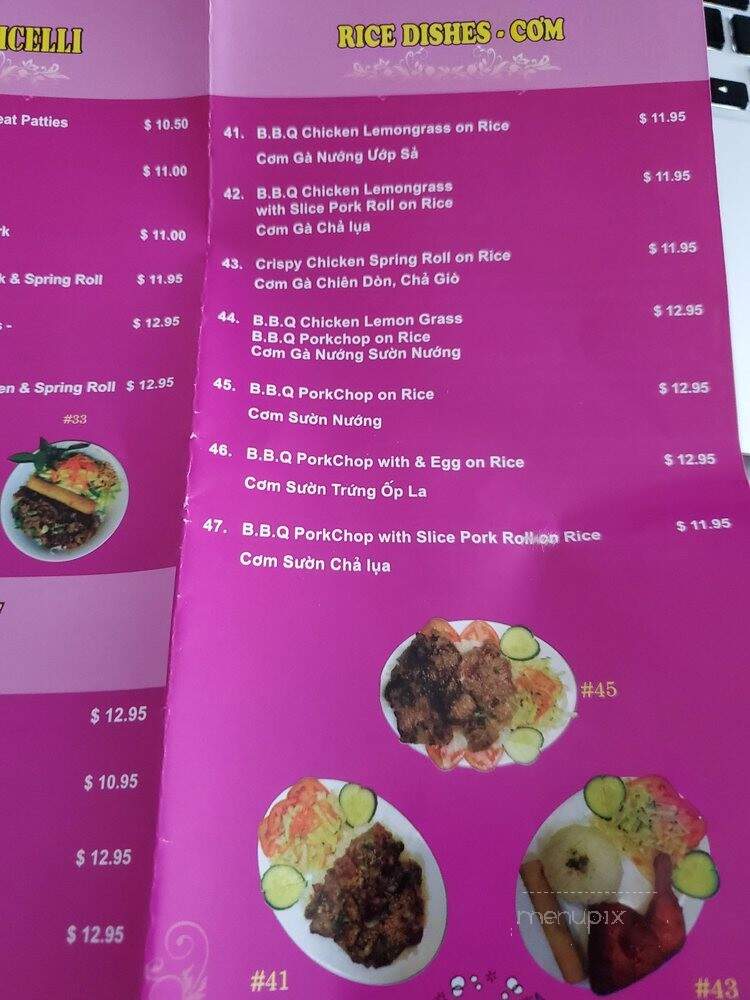 Pho Abbotsford No 1 - Abbotsford, BC menu_pic