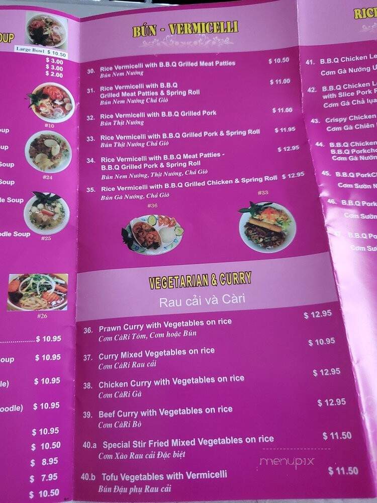 Pho Abbotsford No 1 - Abbotsford, BC menu_pic