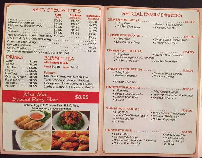 Mai Mai Restaurant - Toronto, ON