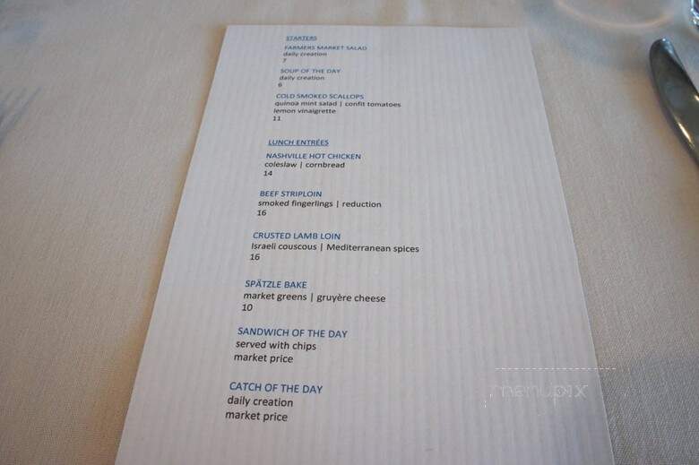 Ernest's - Edmonton, AB menu_pic