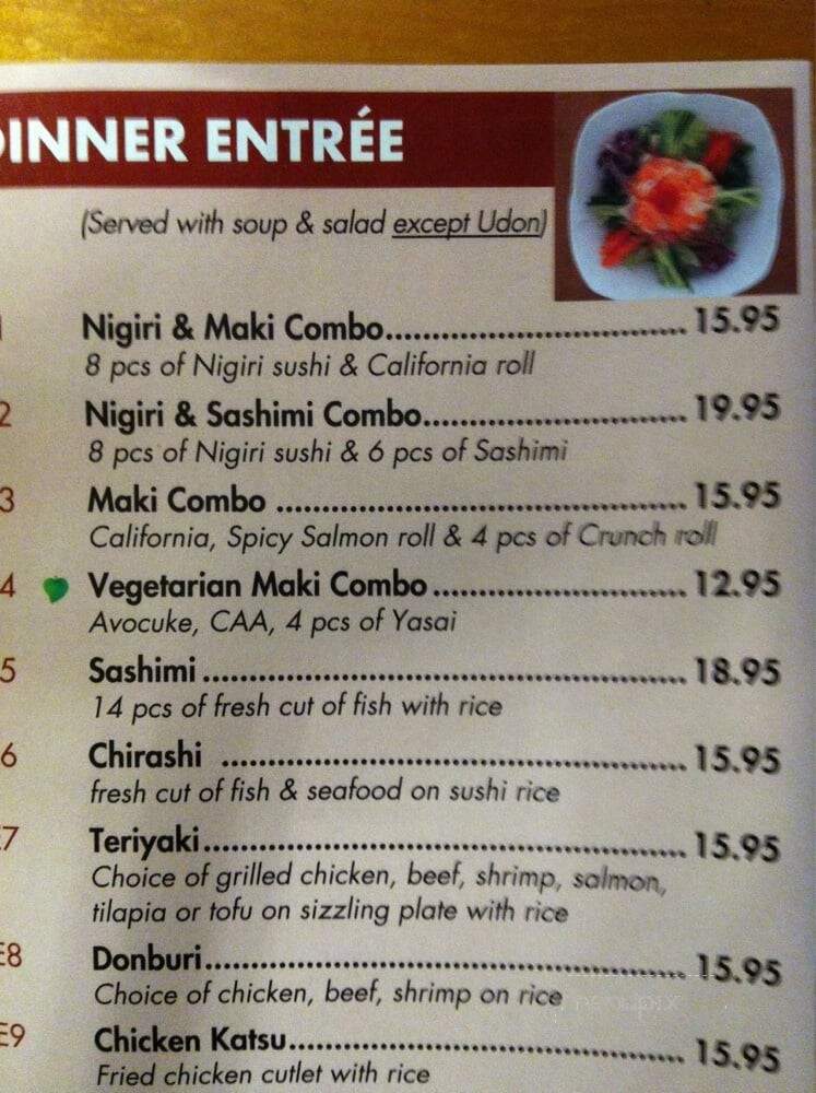 Sushi 2 Go - Toronto, ON menu_pic