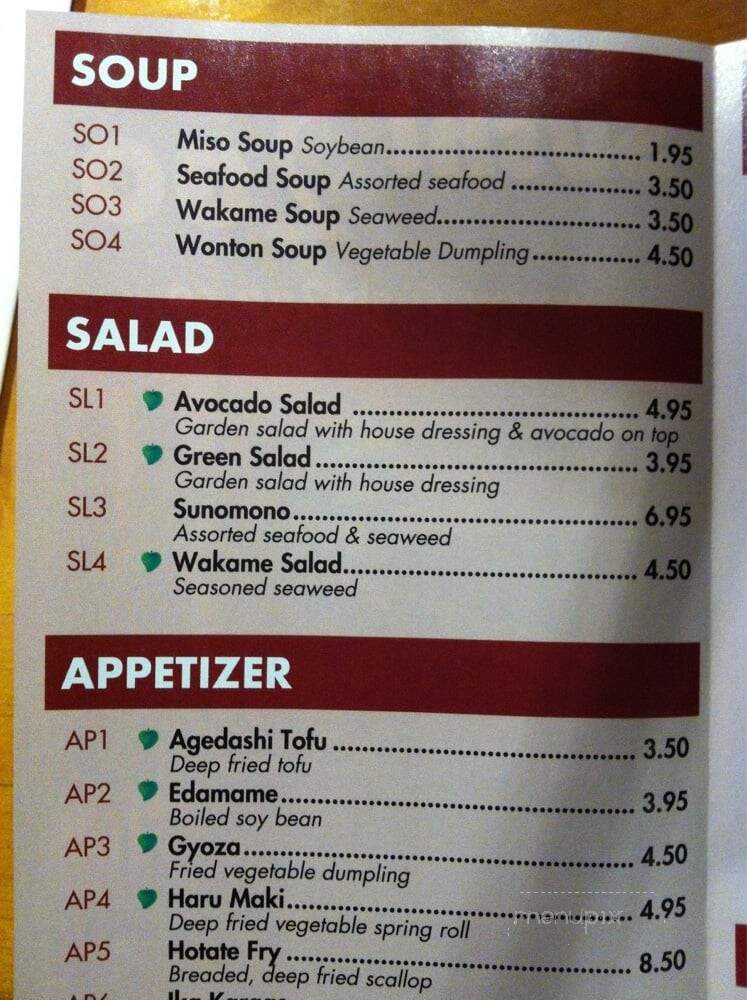 Sushi 2 Go - Toronto, ON menu_pic