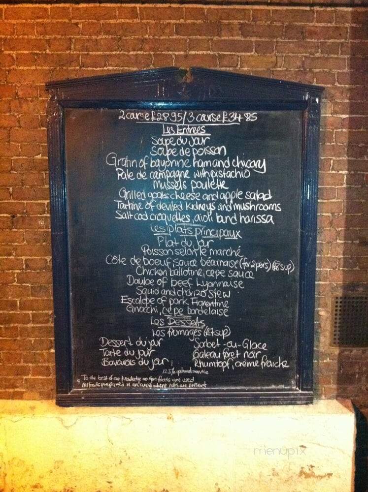 Cafe du Jardin Inc (Le) - Saint-Leonard, QC menu_pic