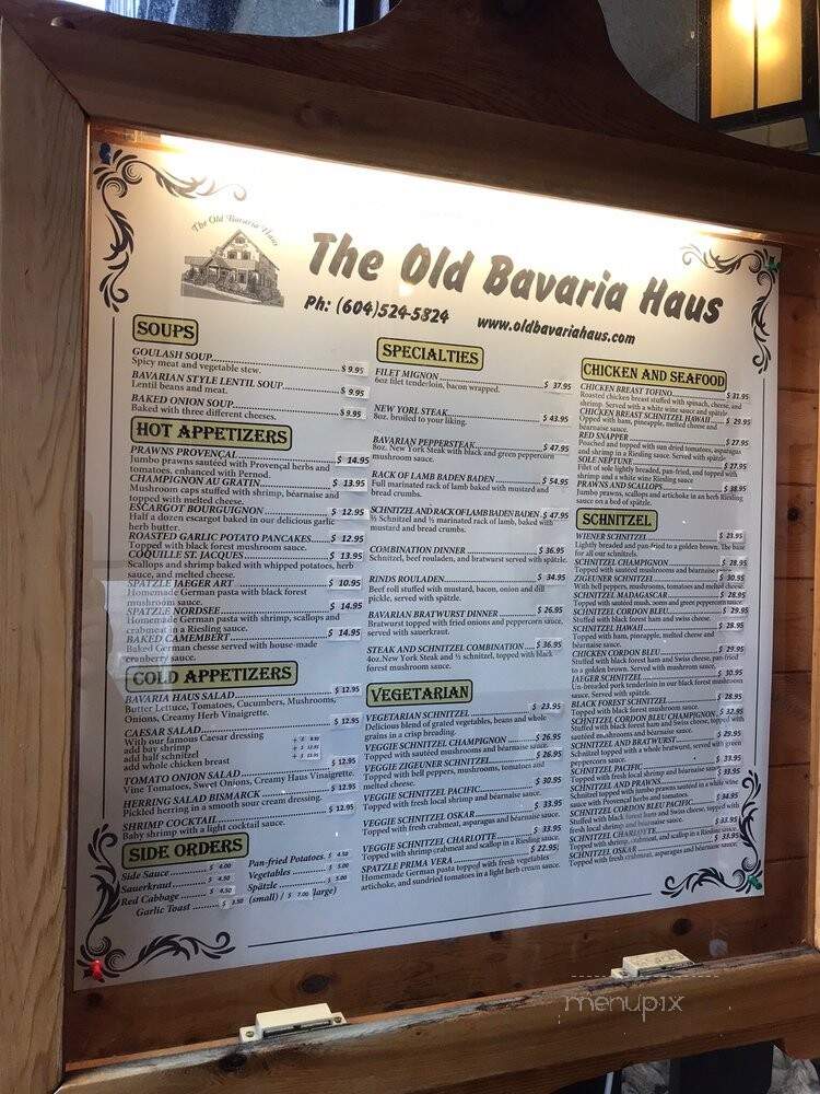 The Old Bavaria Haus Restaurant - New Westminster, BC