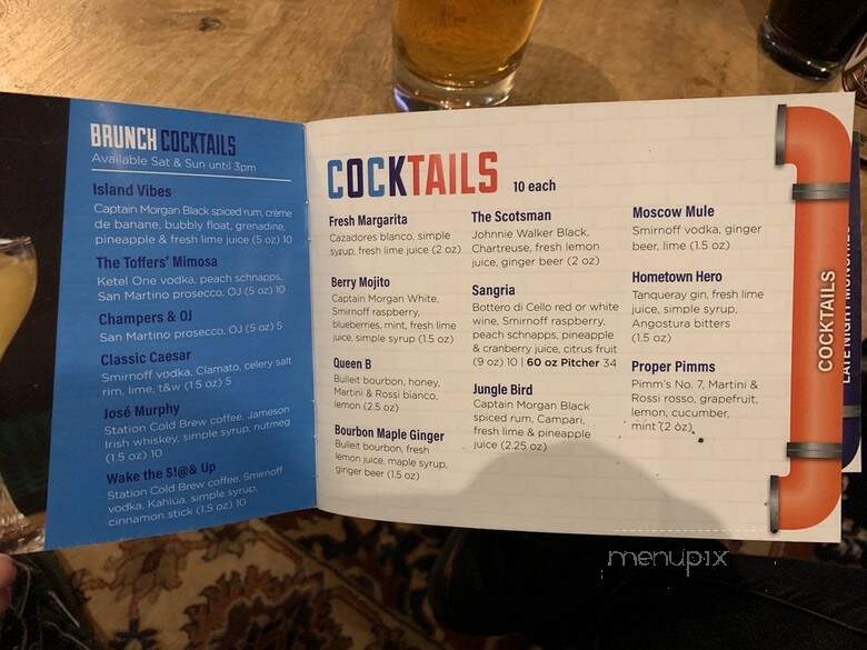 Owl & Firkin - Markham, ON menu_pic