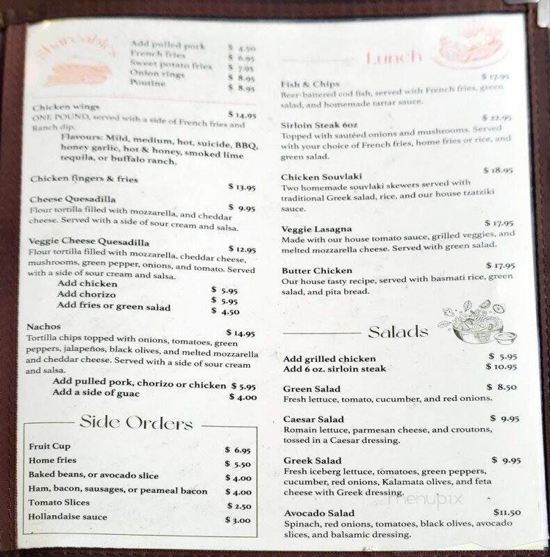 Kos Bar & Grill - Toronto, ON menu_pic
