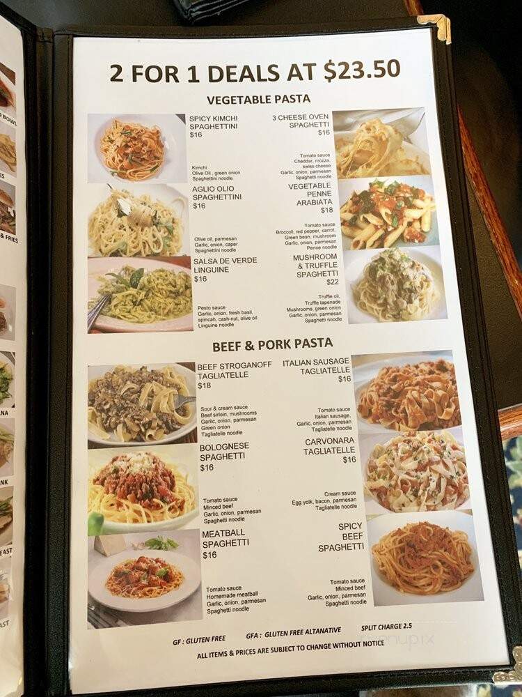 The Gramercy Grill - Vancouver, BC menu_pic