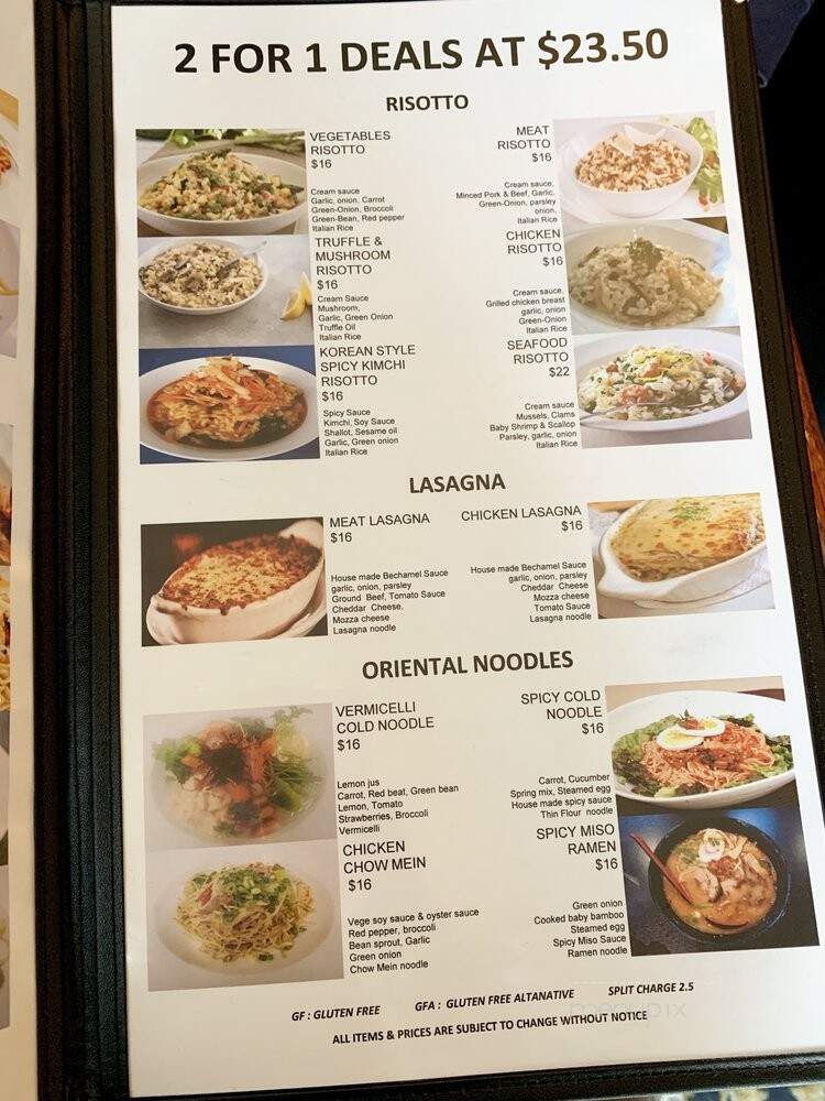 The Gramercy Grill - Vancouver, BC menu_pic