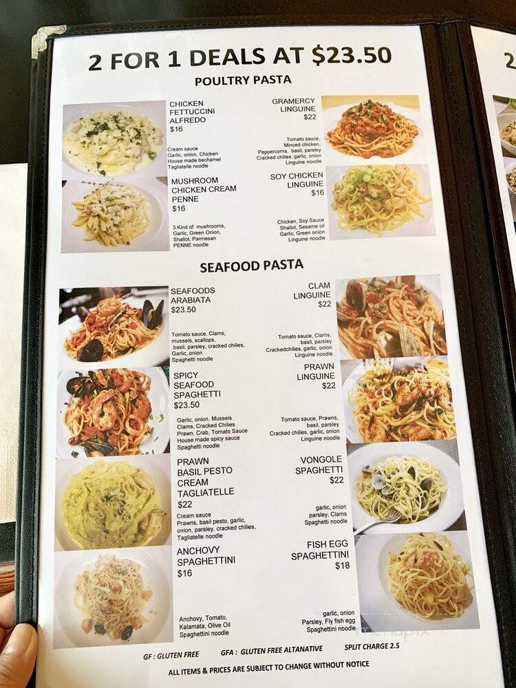 The Gramercy Grill - Vancouver, BC menu_pic