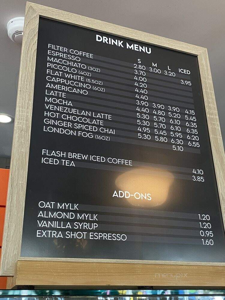 49th Parallel Coffee Roasters Cafe - Vancouver, BC menu_pic
