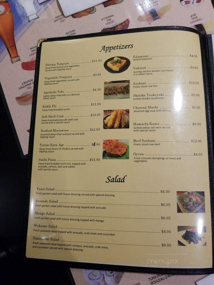 Yumi Japanese Restaurant - Toronto, ON menu_pic