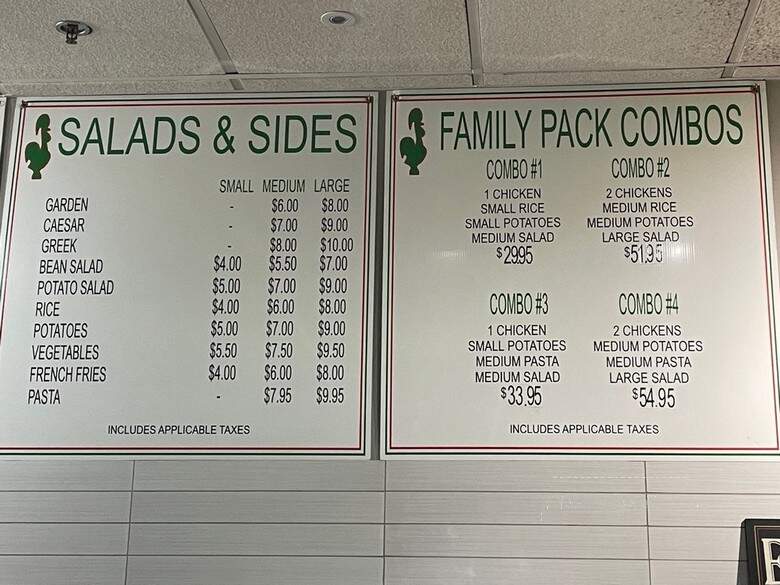 Silva's BBQ - Mississauga, ON menu_pic