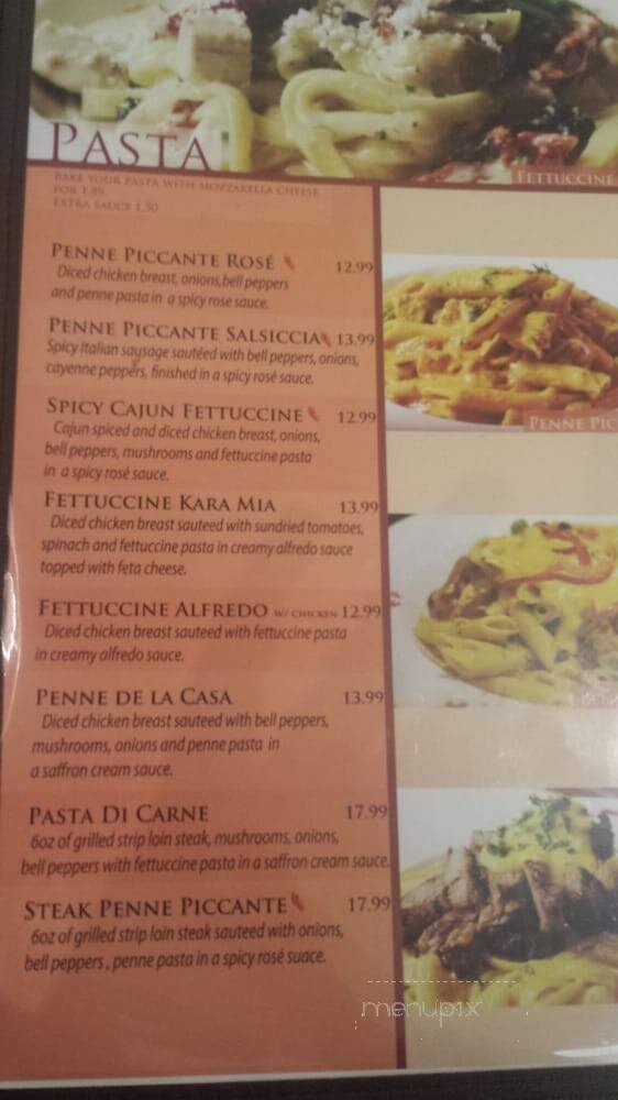 Kara Mia Restaurant - Halal - Vaughan, ON menu_pic