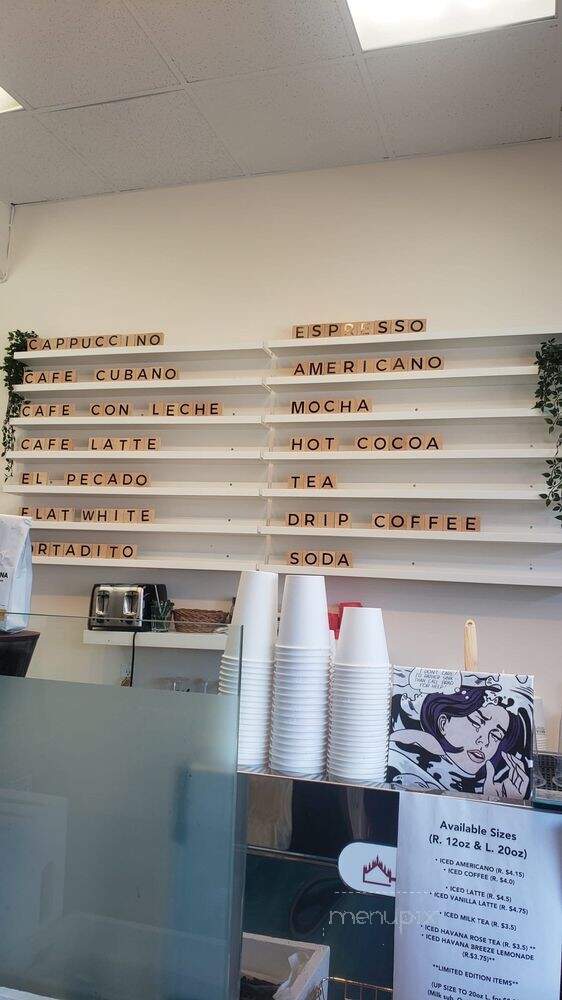 Havana Coffee - Toronto, ON menu_pic
