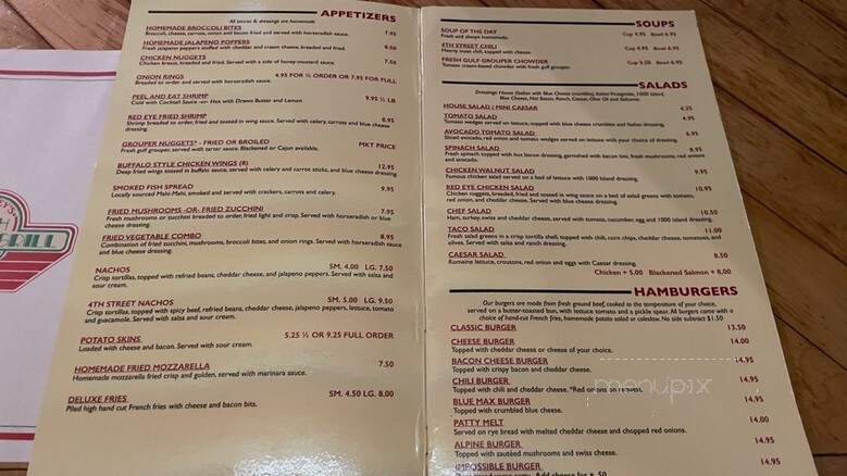Harvest House - Three Hills, AB menu_pic