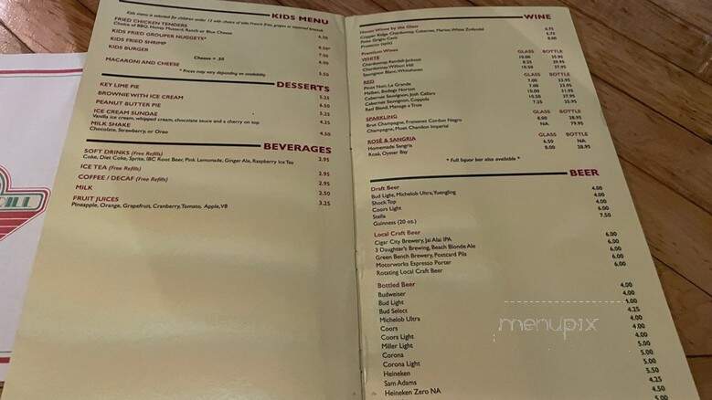 Harvest House - Three Hills, AB menu_pic