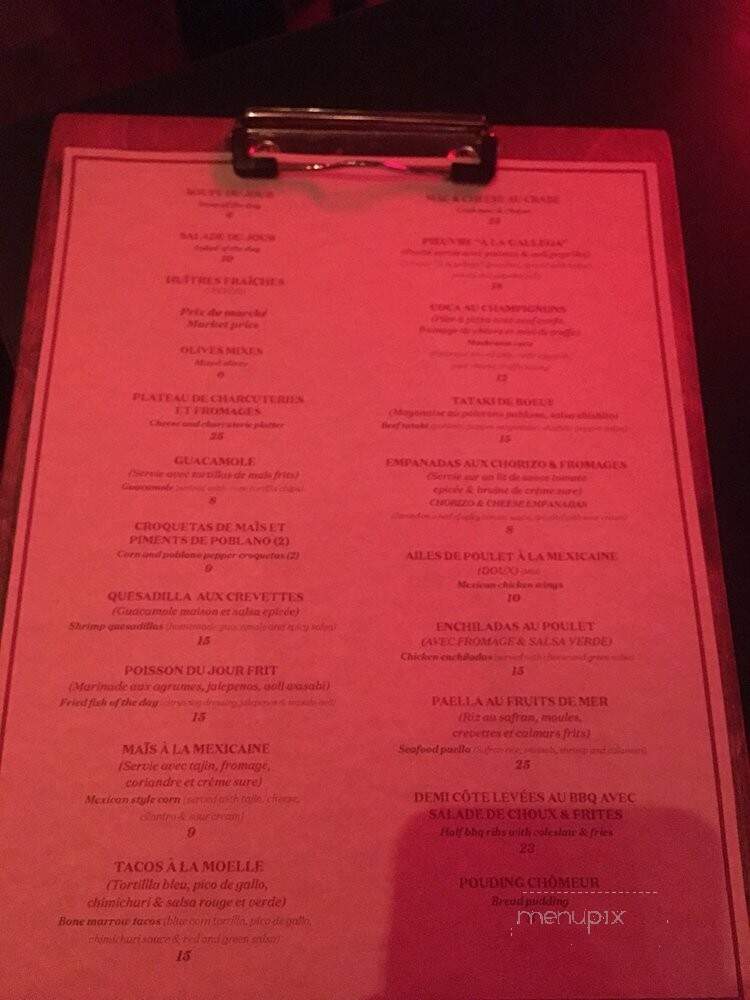 Santos - Montreal, QC menu_pic