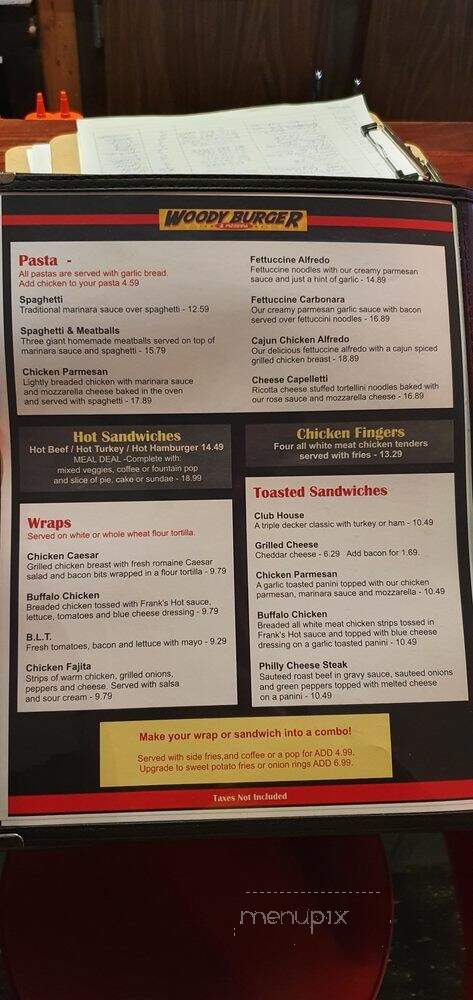 Park Seven Restaurant - Havelock, ON menu_pic