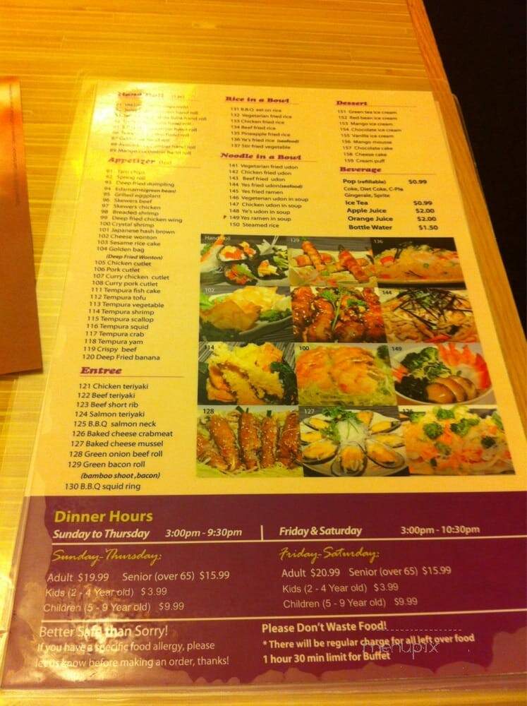 Ye's Sushi Japanese Restaurant - Kitchener, ON