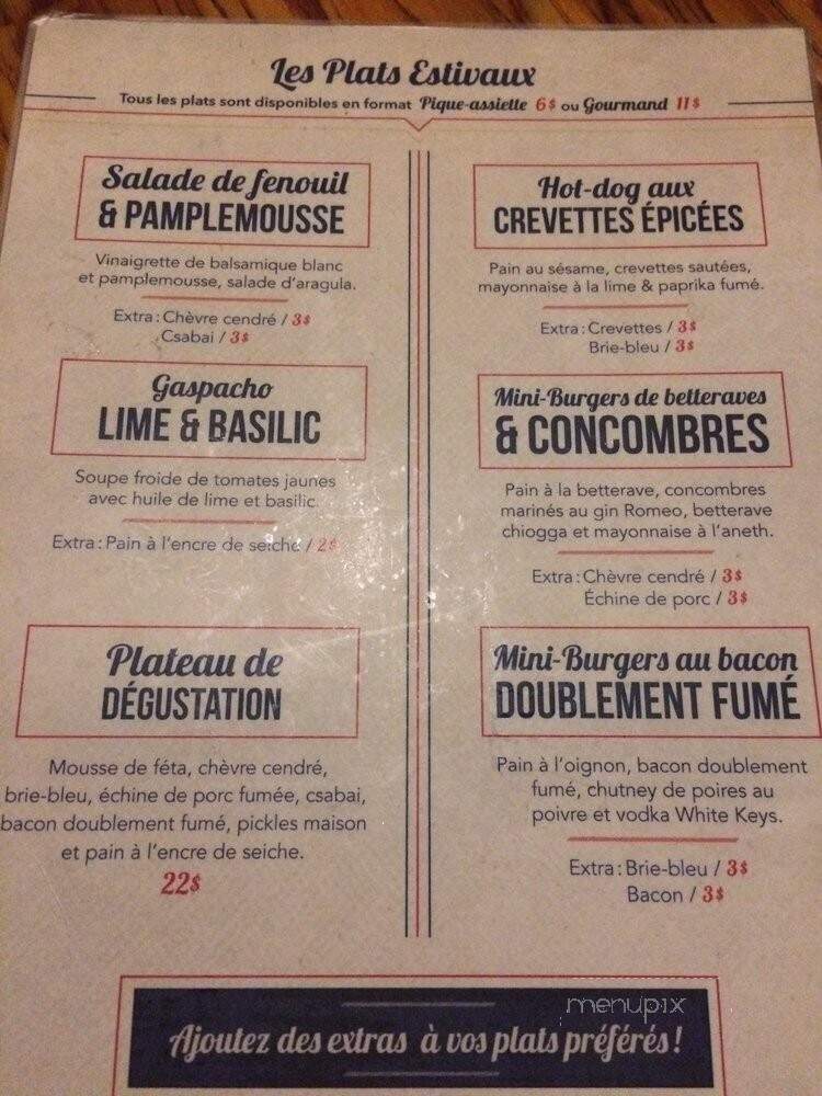 Miss Villeray Restaurant Inc - Montreal, QC menu_pic