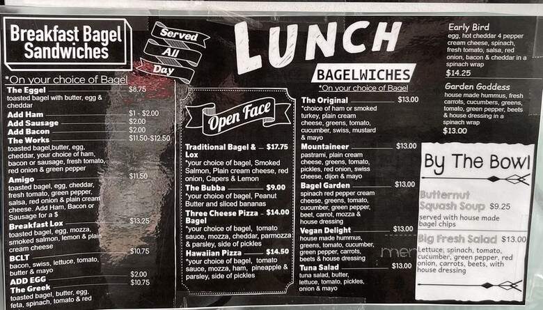 Rocky Mountain Bagel Company - Canmore, AB menu_pic