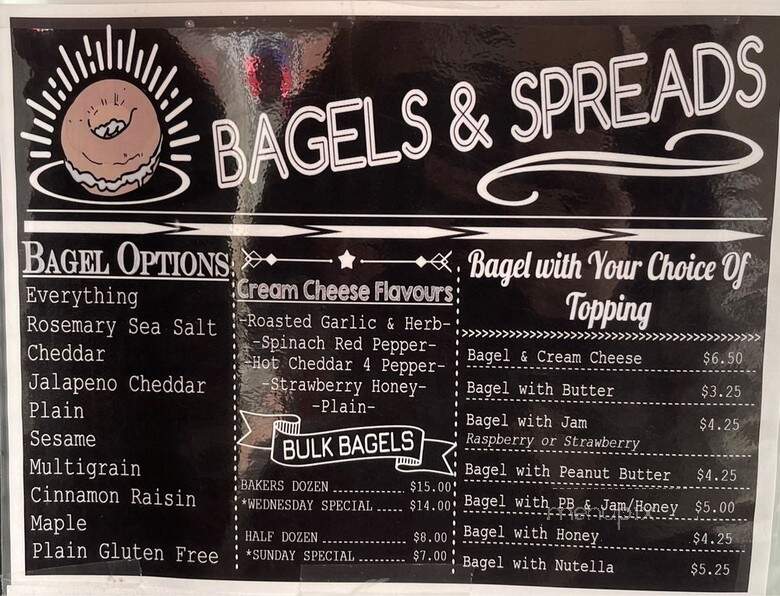 Rocky Mountain Bagel Company - Canmore, AB menu_pic
