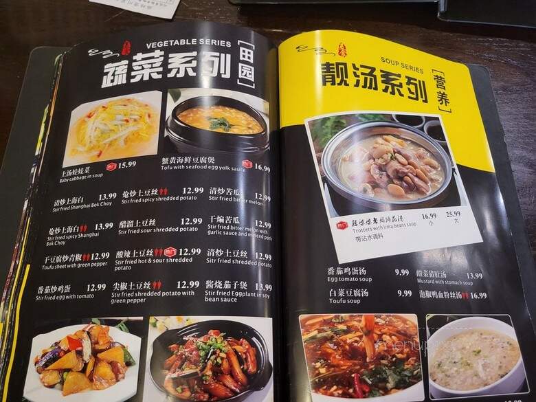 Hot Spicy Spicy Chinese Restaurant - Toronto, ON menu_pic