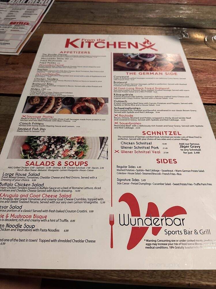 Hollinger's Restaurant & Sports Bar - East York, ON menu_pic