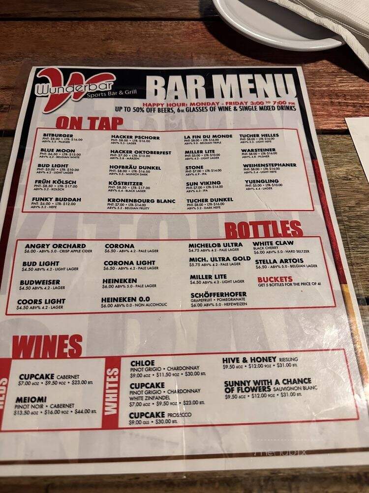 Hollinger's Restaurant & Sports Bar - East York, ON menu_pic