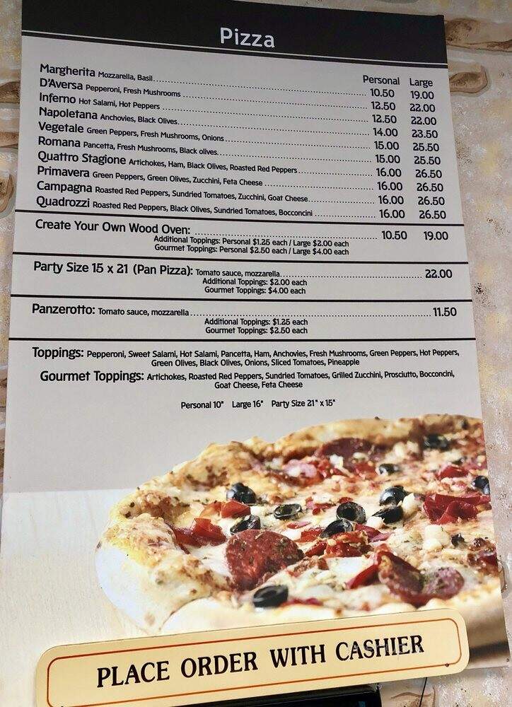 Nino D'Aversa Bakery - Toronto, ON menu_pic