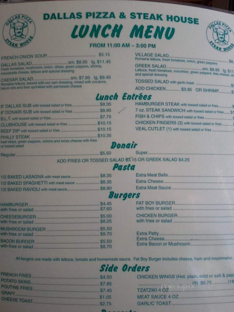 Dallas Pizza & Steakhouse - Edmonton, AB