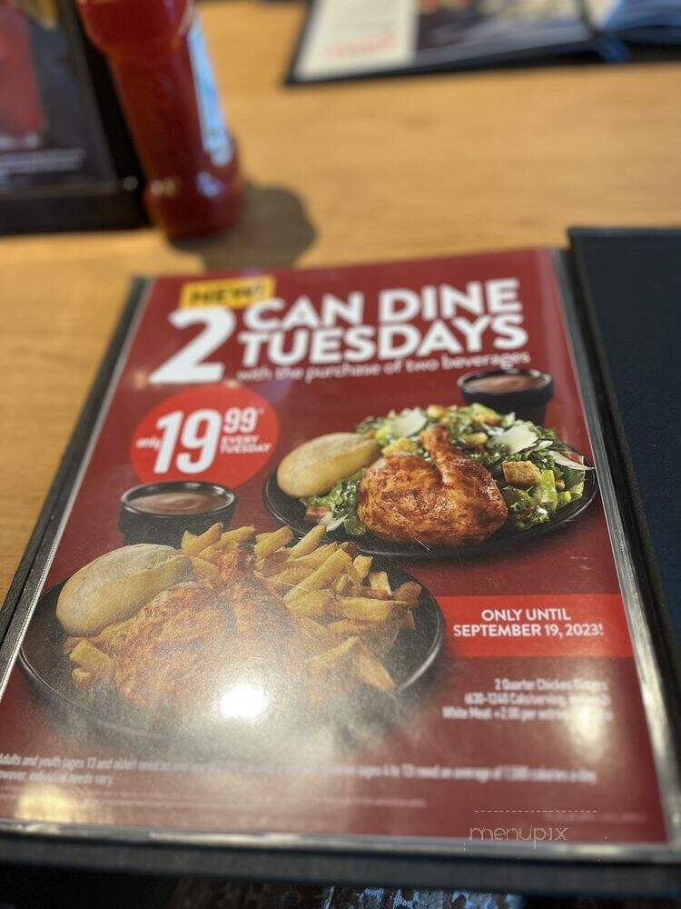 Swiss Chalet Rotisserie & Grill - Toronto, ON menu_pic