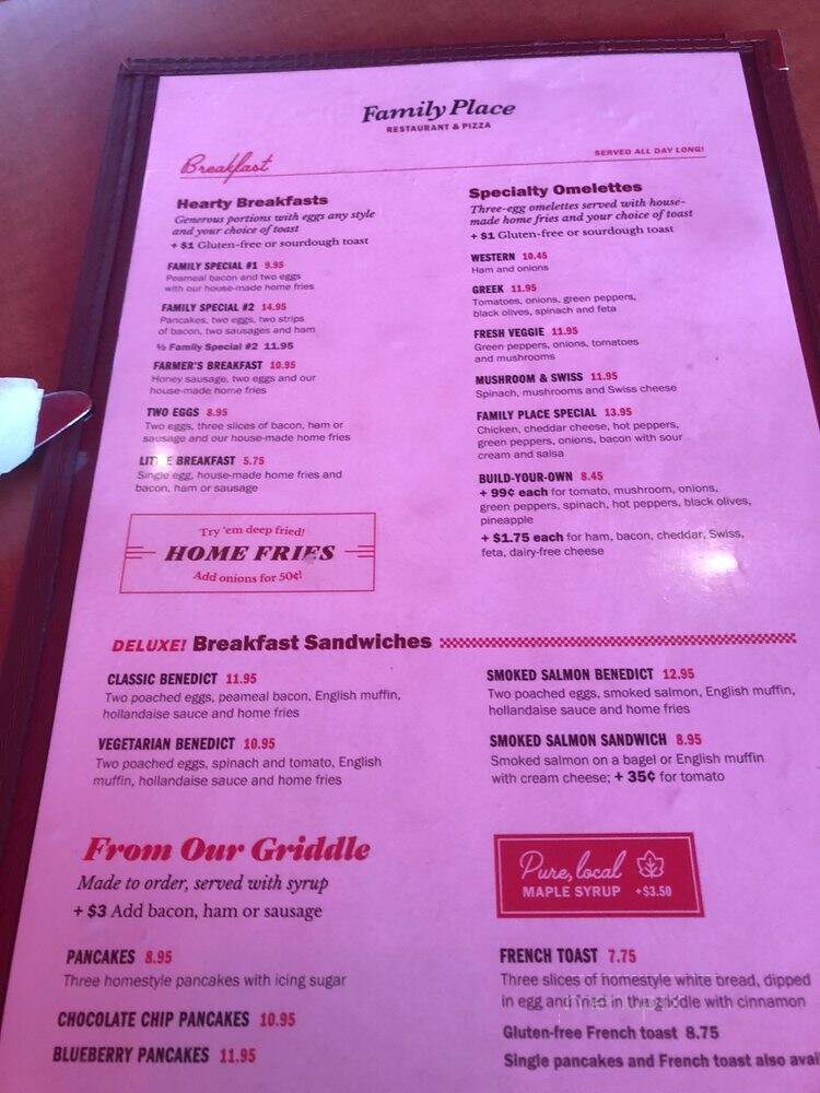 Family Restaurant & Pizza - Huntsville, ON menu_pic
