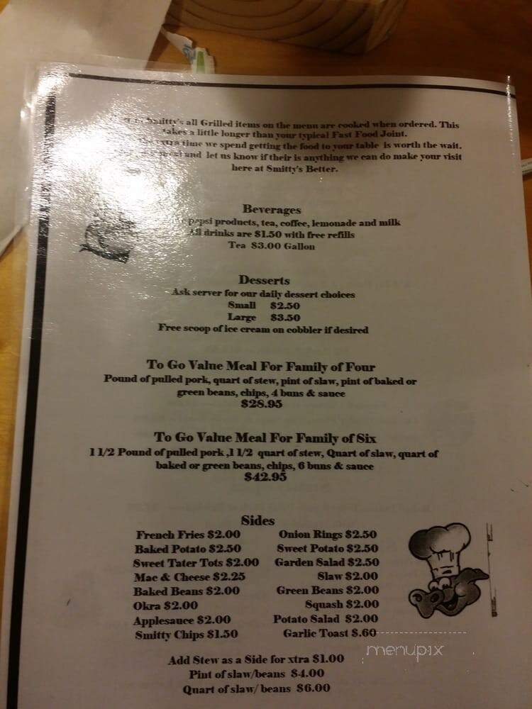 Smitty's Family Restaurant - Lethbridge, AB menu_pic